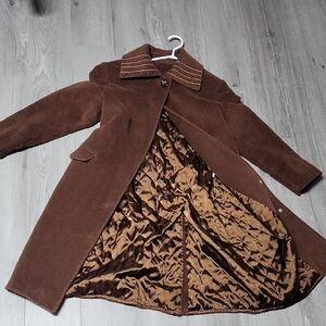 Elegant Brown Women's Coat